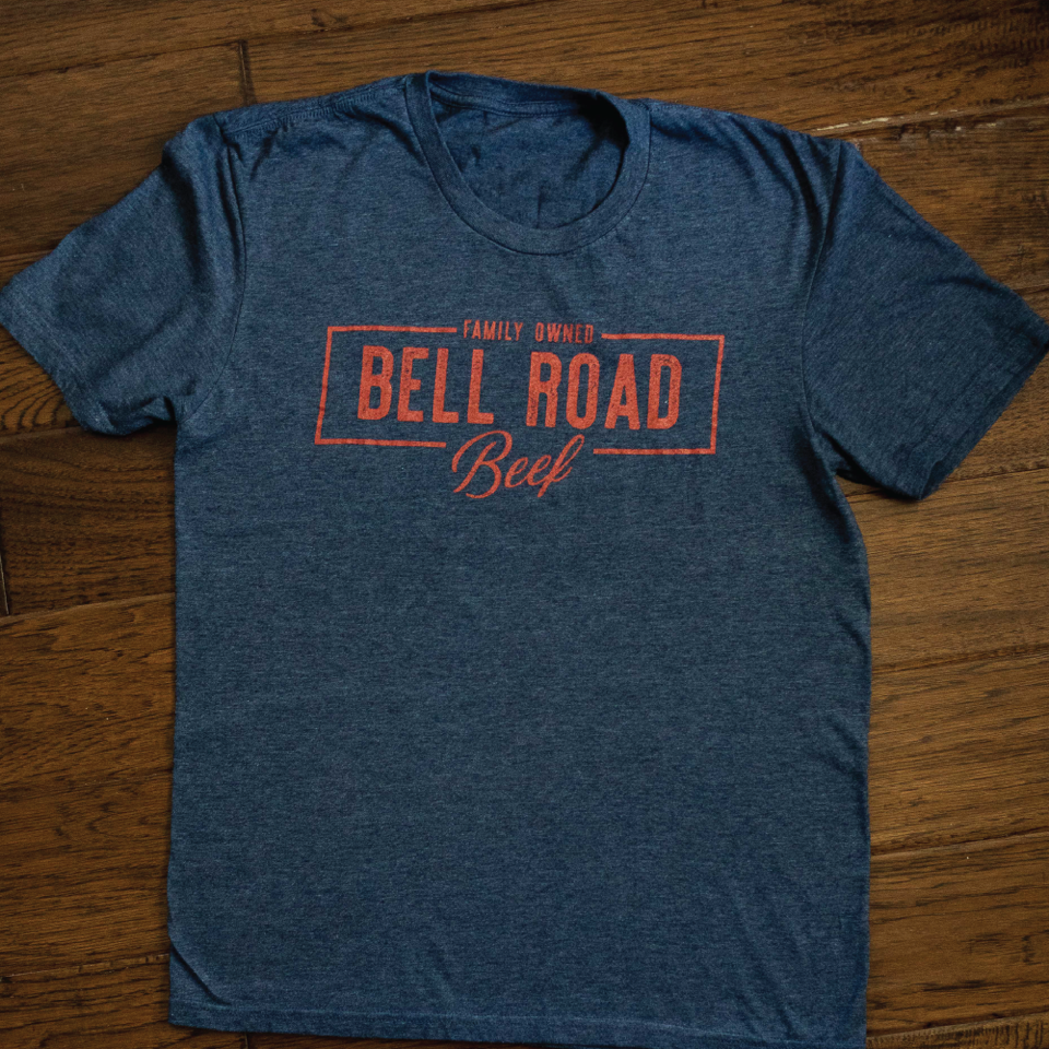 Bell Road Beef Short Sleeve T-Shirt (Navy)